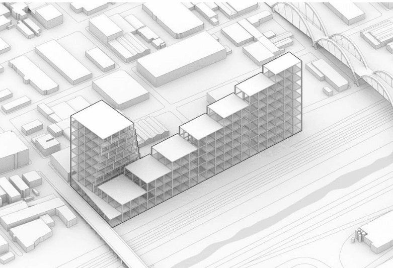 Modern Residential Block - Before